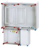 HENSEL HB33K0-U 1xM80+1xH63A 1 nivel 2 locuri de măsurare cu 2M placă de montaj 2M dulap de măsurare 1/3F (HB33K0-U)