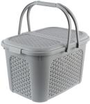 keeeper Picnic kosár "rattan-stílusú" 28L 35x46x28, 5cm Szürke (710659130)