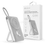 DEVIA ST112841 Extreme Speed Series Magnetic 4in1 22.5W Type-C 10.000 mAh ezüst powerbank/állvány (ST112841) (ST112841)