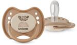 Baboo Soothers Silicone Symmetrical with Case cumi Au Naturale 0-6 m 2 db