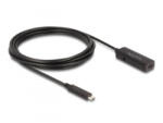 Delock USB 10 Gbps Type-C aktív hosszabbítókábel 3m fekete (80027)