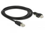 Delock RJ45 CAT6 S/FTP kábel 2m fekete (85668) (85668)