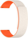 Techsuit - 22 mm-es óraszíj (W074) - Samsung Galaxy Watch (46 mm)/Watch 3/Gear S3, Huawei Watch GT/GT 2 (46 mm) - Bézs/Narancs