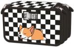 St. Majewski St. Right - Kockás felszerelt 3 emeletes tolltartó - Sleepy Corgi (691300)