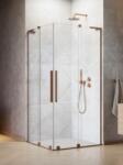Radaway Furo SL Brushed Copper KDD szögletes szálcsiszolt réz zuhanykabin 90B+90J (10305090-93-01L+10305090-93-01R)