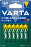 VARTA POWER akkumulátor mikro/ AAA 800 mAh BL6 (56703101436)