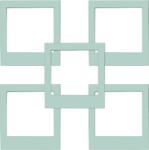 AKYTA Rama magnetica square verde pentru poze Fujifilm Instax, 5 bucati (0739113412485)