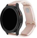 Fixed - Szilikon Sportos Szíj Készlet 20mm - Samsung Galaxy Watch 4/5/Active 2, Huawei Watch GT 3 (42mm)/GT 3 Pro (43mm) - Rózsaszín