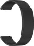 Techsuit - Óraszíj 20mm (W074) - Samsung Galaxy Watch4/5/Active 2, Huawei Watch GT 3 (42mm)/GT 3 Pro (43mm) - Fekete