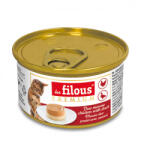 Les Filous Hrana umeda pentru pisici Les Filous, Mousse de pui si rata, 6 x 85g (2120036)