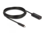 Delock USB 10 Gbps Type-C aktív hosszabbítókábel 5m fekete (80028)