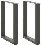 vidaXL Asztalláb - U-alakú - Acél - 60x72-73cm (4013182)