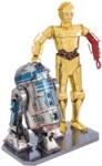 Metal Earth Set de modele metalice de asamblat Metal Earth - Star Wars: C-3PO & R2-D2 (MMG276)