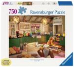 Ravensburger Puzzle Ravensburger din 750 XXL piese - Bucătărie confortabilă (7016942) Puzzle