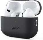 Epico szilikon tok Airpods Pro 2 fülhallgatóhoz - fekete 9911101300031 (9911101300031)