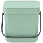 Brabantia Cos de gunoi colectare selectiva Brabantia Sort&Go 1005520, 3 L, Maner, Verde deschis (1005520) Cos de gunoi
