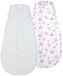 Kidizi Set 2 saci dormit copii de vara 0-18 luni Kidizi Elefun Blue On A Cloud Pastel, 80 cm, 0.5 tog (5949551912354)