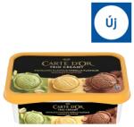 Carte d'Or Trio Creamy pisztácia jégkrém, vanília ízű jégkrém és mogyorónugát ízű jégkrém 1000 ml