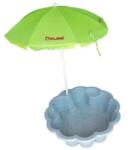 DOLONI Groapă de nisip floare cu umbrelă gri (01235/01)