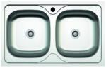 Zilan Chiuveta din Inox, Blat cu 2 Cuve, Argintiu, Zilan (ZLN-ZLN2982) Chiuveta