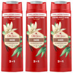 Old Spice Oasis 3 az 1-ben tusfürdő és sampon férfiaknak (3x400 ml)
