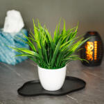  Műnövény dekoráció - műfű - zöld - 20 x 8 cm 11898 (11898)