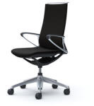 Okamura Plimode prémium ergonomikus irodai szék - polírozott alumínium váz
