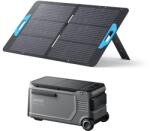 Anker KIT Anker Solix EverFrost2 58L hordozható hűtő 100W-os napelemmel zöld