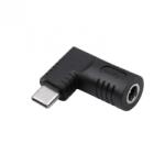Akyga Adaptor USB type C la DC 5.5 x 2.5mm 65W T-M, Akyga AK-ND-D06 (AK-ND-D06)