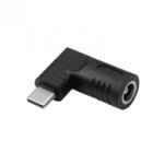 Akyga Adaptor USB type C la DC 6.3 x 3.0mm 65W T-M, Akyga AK-ND-D05 (AK-ND-D05)