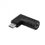 Akyga Adaptor USB type C la DC 4.5 x 3.0mm + pin 65W T-M, Akyga AK-ND-D13 (AK-ND-D13)
