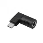 Akyga Adaptor USB type C la DC 5.5 x 2.1mm 65W T-M, Akyga AK-ND-D07 (AK-ND-D07)