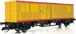 Piko 47729 Konténerszállító kocsi, Lgs, PIKO Rail Service VI (4015615477297)