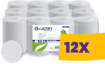 Lucart Professional Lucart Eco 14 CF környezetbarát ipari törlőpapír 14cm átm. - 2 rétegű, fehér 55m (Karton - 12 tek) (861080)