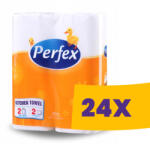 Perfex konyhai törlőpapír 2 tekercses fehér 2 rétegű (Karton - 24 csg) (K00361)