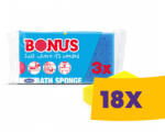 Bonus fürdőszivacs 14x9x3, 5cm 3db-os (Karton - 18 csg)