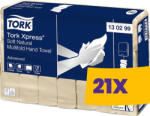 Tork Xpress® Soft Natúr Multifold kéztörlő 180 lapos - 130299 (Karton - 21 csomag)
