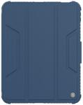 Nillkin BUMPER PRO Husă flip pentru Apple iPad (A16) 2025 / iPad 2022 albastru