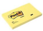  3M Post-it öntapadós jegyzettömb (76x127 mm, 100 lap) kanári sárga, 6830-CY-W10 (655-6)