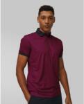 J Lindeberg Polo Tehnic Pentru Bărbați J. lindeberg Tour Tech Print Polo Roșu și Negru