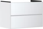 Hansgrohe Dulap baza suspendat Hansgrohe Xevolos E cu 2 sertare, 78cm, corp alb mat, front alb metalic (54178320)