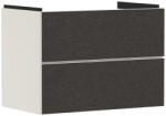 Hansgrohe Dulap baza suspendat Hansgrohe Xevolos E cu 2 sertare, 78cm, corp bej mat, front textil gri inchis (54179660)