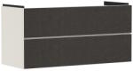 Hansgrohe Dulap baza suspendat Hansgrohe Xevolos E cu 2 sertare, 118cm, corp bej mat, front textil gri inchis (54185660)