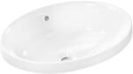 Hansgrohe Lavoar oval Hansgrohe Xuniva D cu montare pe blat, 55x40cm, fara orificiu baterie, alb (60156450)
