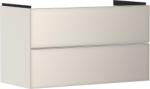 Hansgrohe Dulap baza suspendat Hansgrohe Xevolos E cu 2 sertare, 98cm, corp bej mat, front bej metalic (54182790)