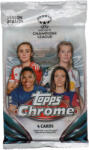 Topps 2024-25 Topps Chrome UEFA Women's Champions League BLASTER pack - focis kártya csomag