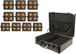  FTS 4x18W RGBWA +UV LED - Professzionális Uplight 10db + táska