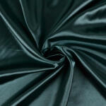 Takoy Țesătură satin lucios stretch negru-verde
