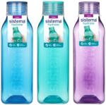 Sistema Hydrate Square Kulacs Csavaros Fedővel 725 Ml, Vegyes Színek