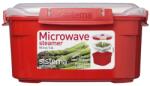 Sistema Microwave Pároló Doboz Zöldségekre, Halakra 2, 4 L, Piros